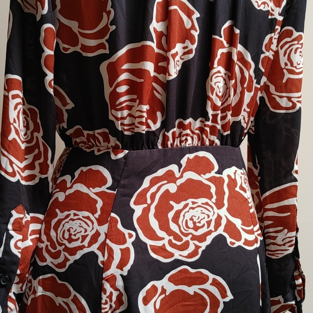 Who What Wear Bold Floral Print Dress S - Picture 6 of 11